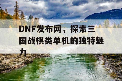 DNF发布网，探索三国战棋类单机的独特魅力