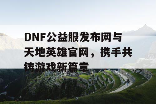 DNF公益服发布网与天地英雄官网，携手共铸游戏新篇章